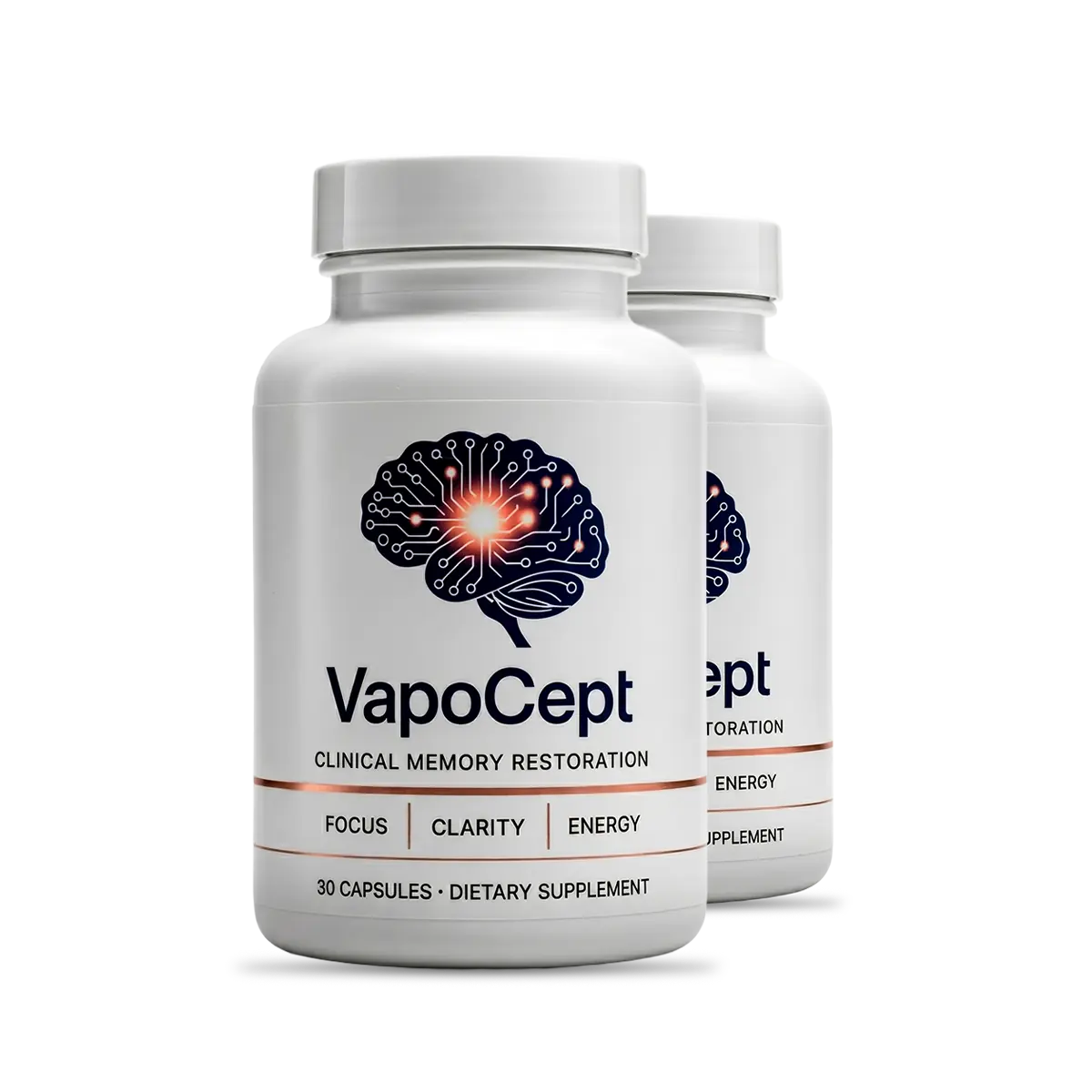 Two bottles of VapoCept 60 day supply package